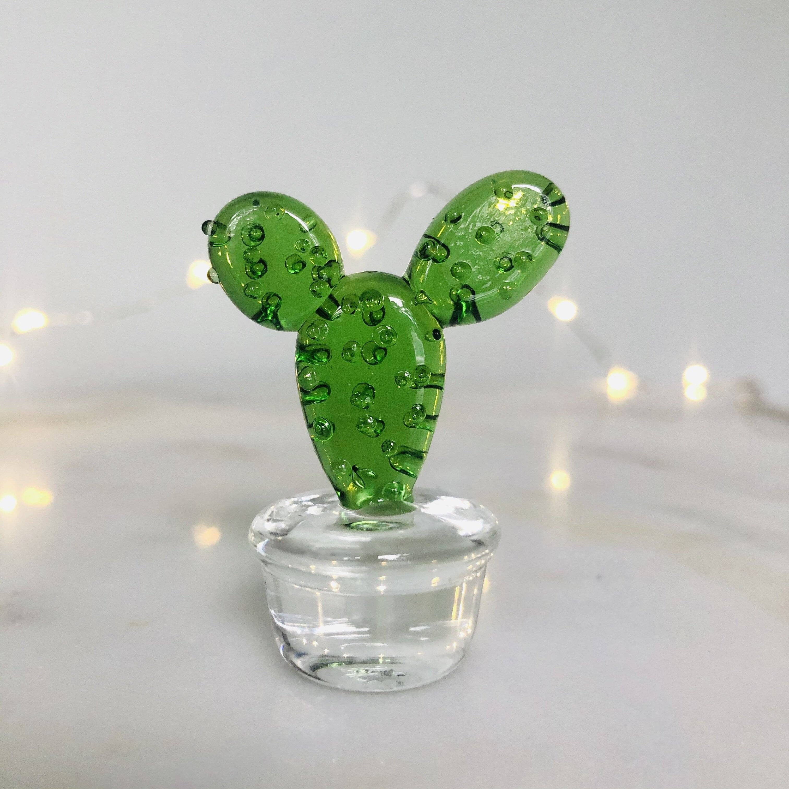 Glass Cactus Tall Minnie 377