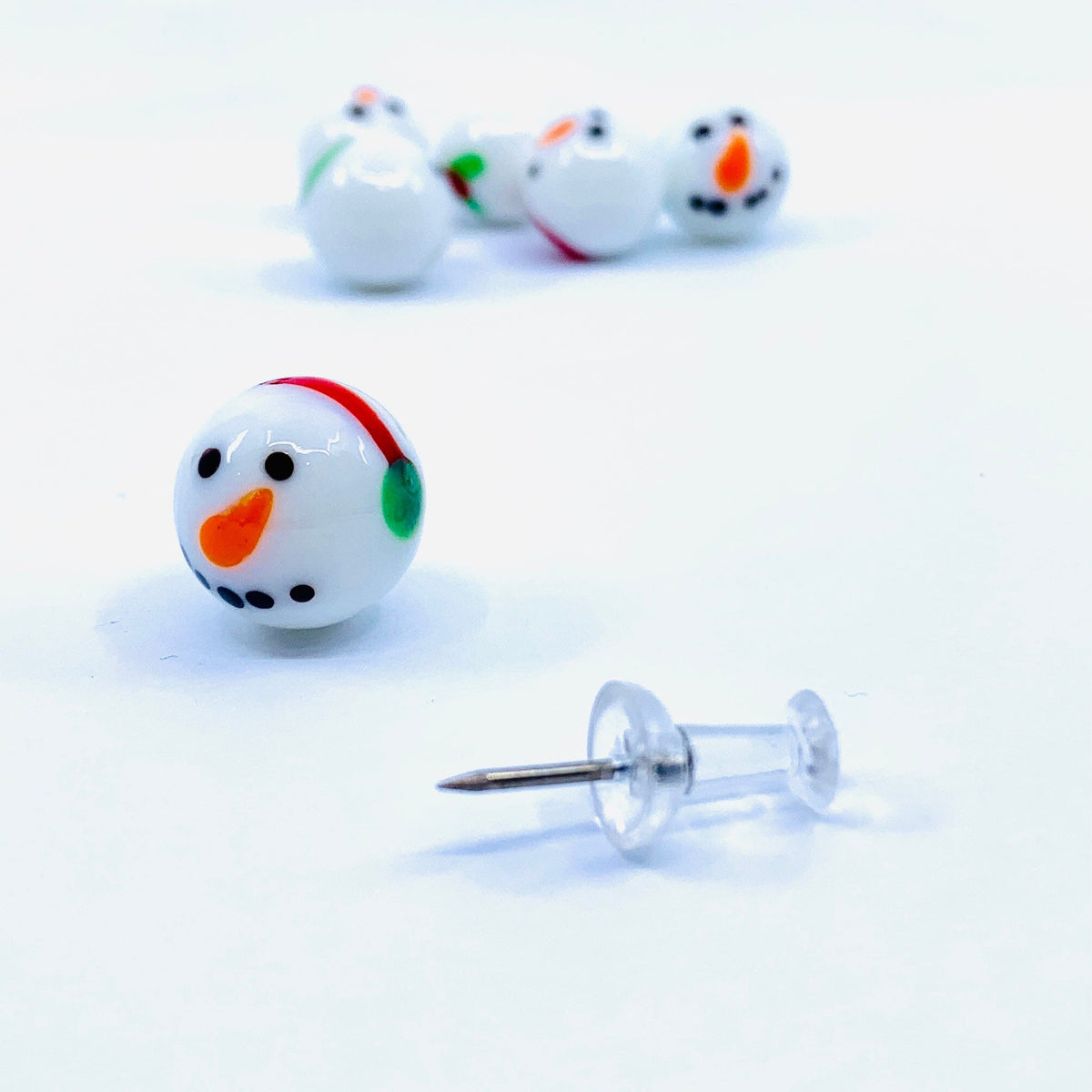 Tiny Snowman Marble Set Miniature - 