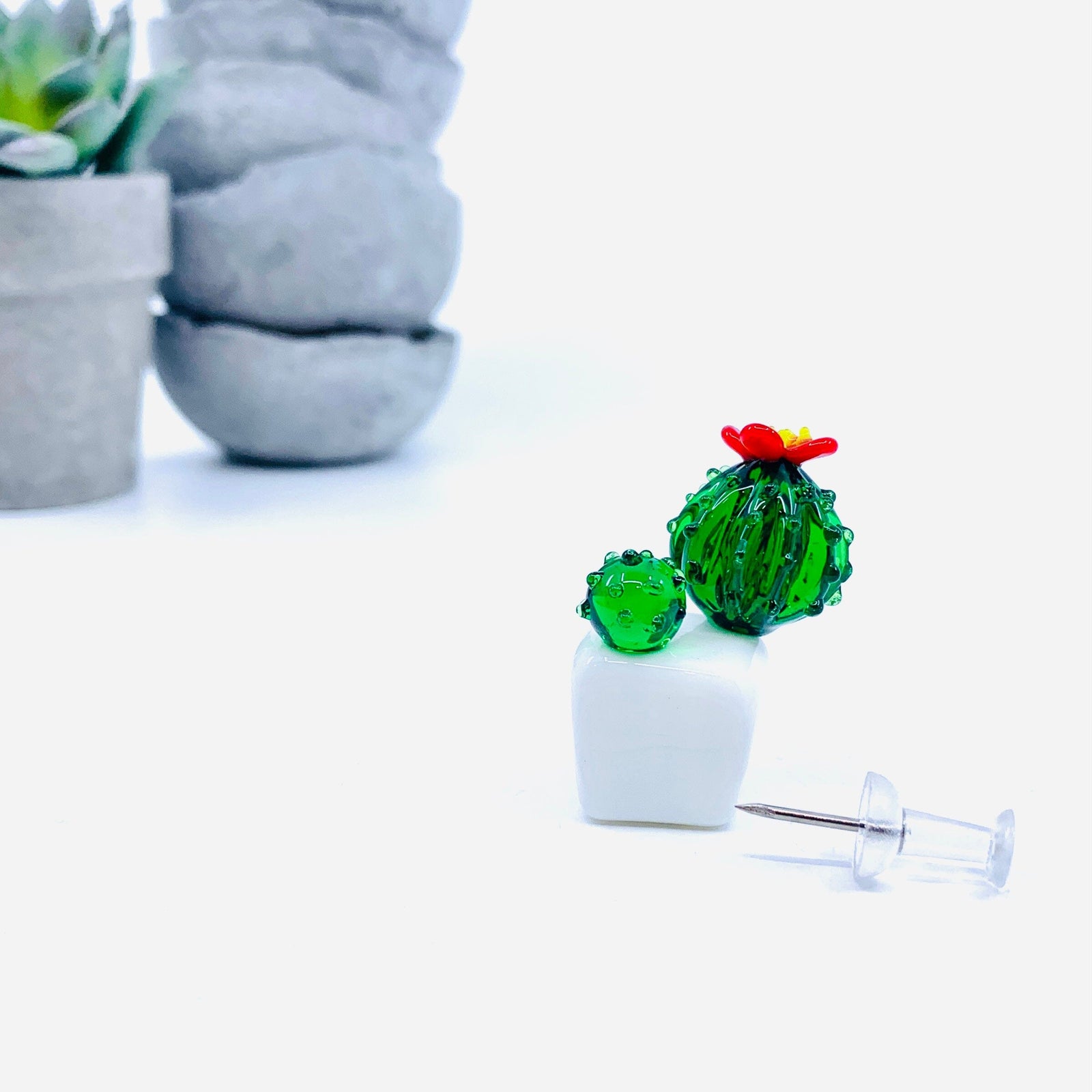 Glass Cactus Buddies Miniature - 