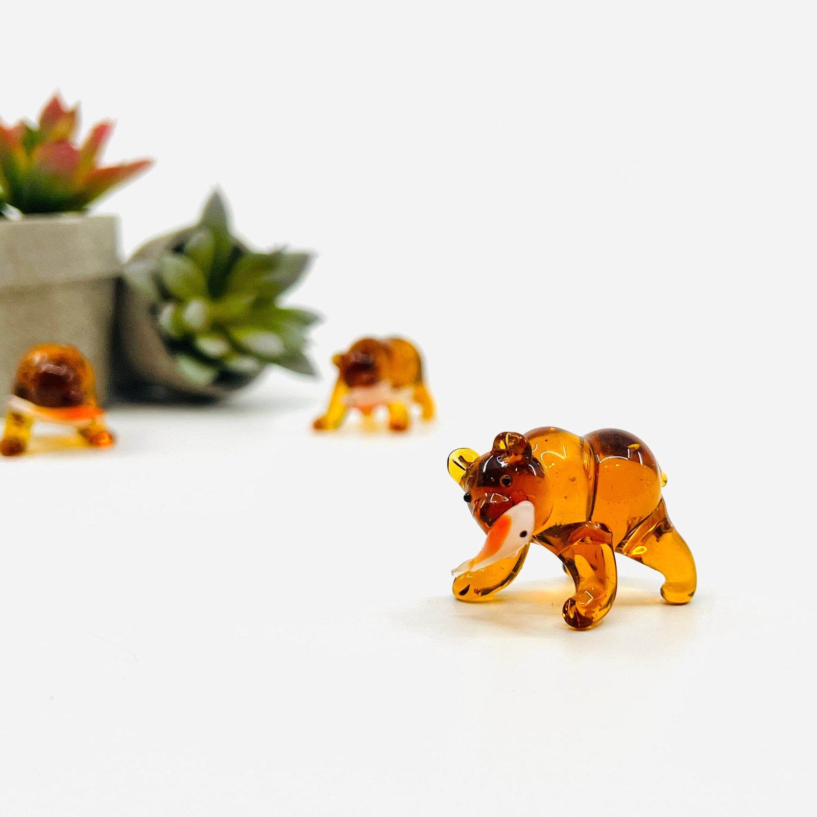 Bear Caught a Fish 37 Miniature - 