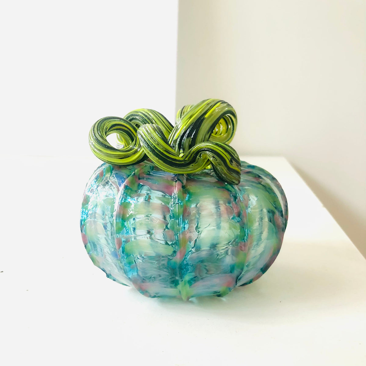 PRE-SALE Monet Squat Pumpkin Gabby Luke Adams Glass Blowing Studio 