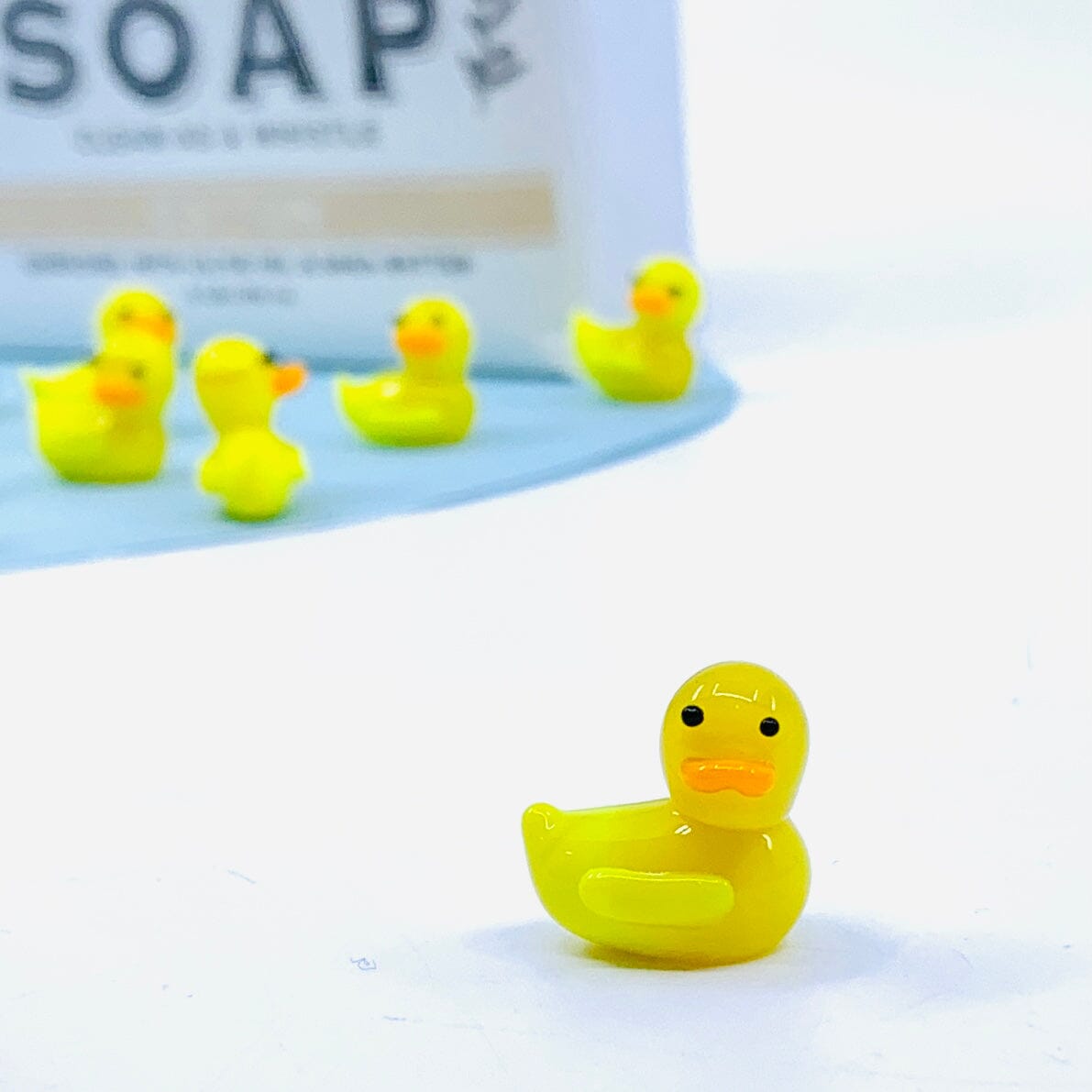 Tiny Mom and Baby Rubber Ducky Miniature - Baby Rubber Duck 69 