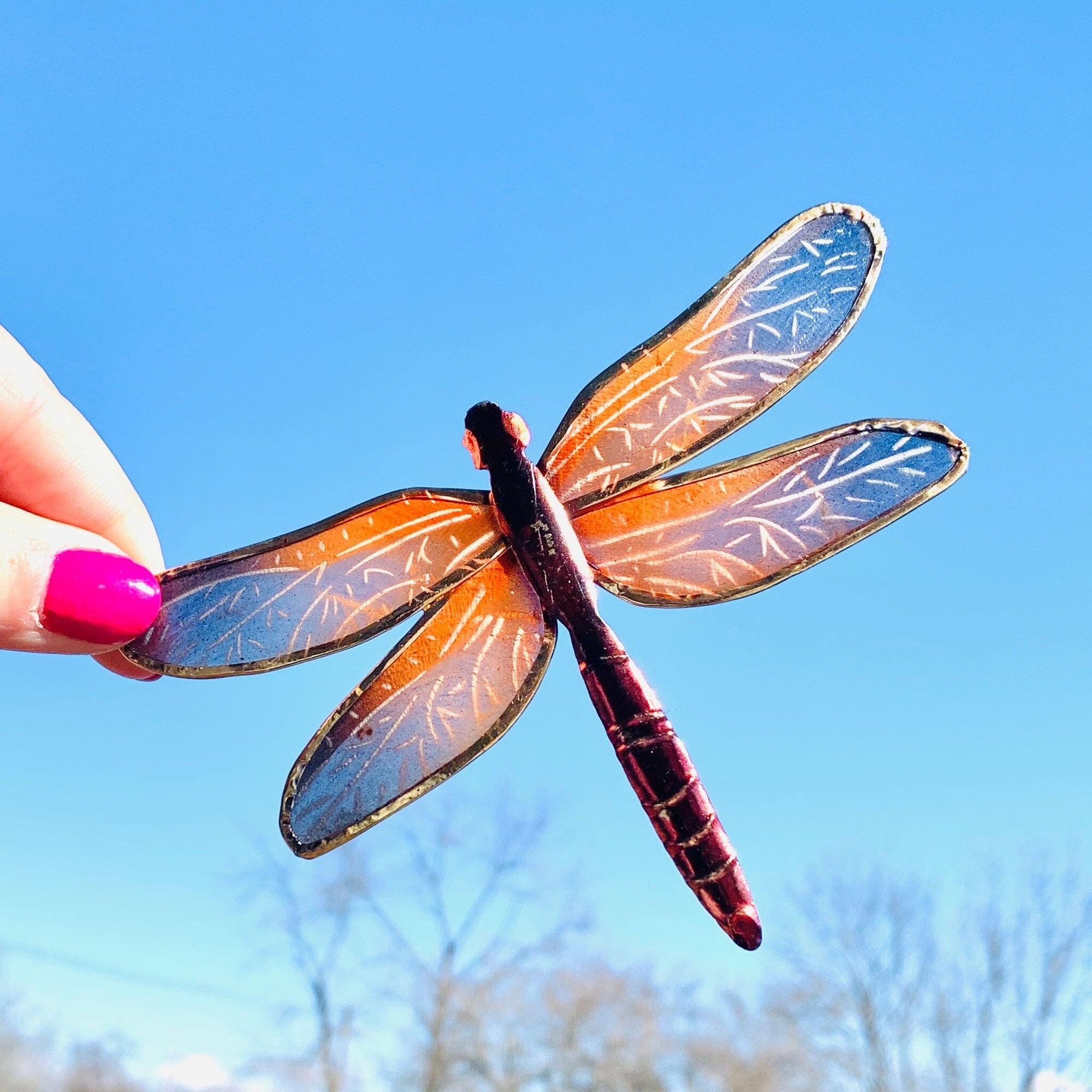 Dragonfly Suncatcher 2 Ornament Kubla Craft 