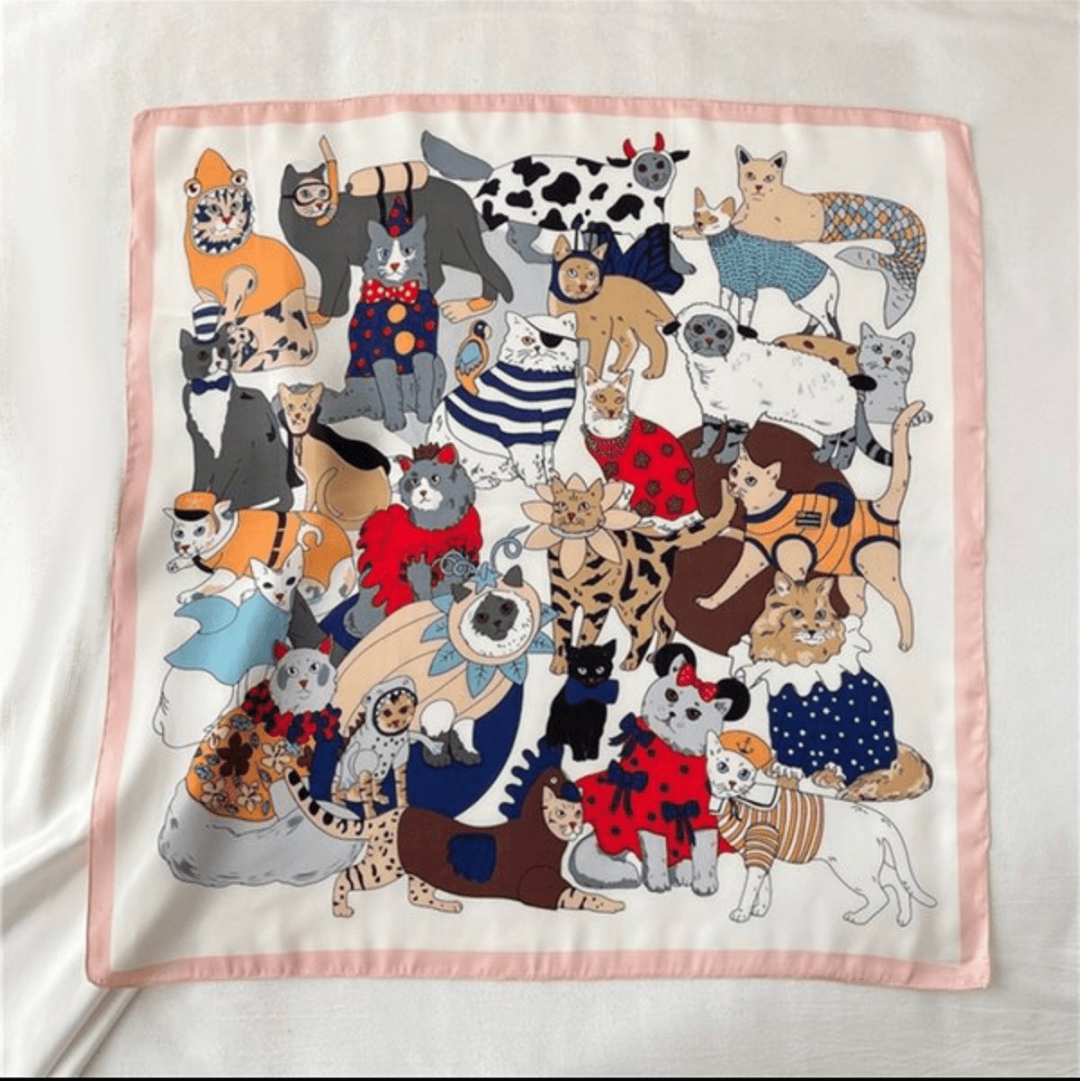 Cat Costume Tapestry Scarf Accessory - 