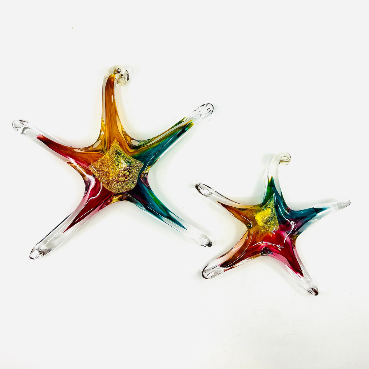 Star Ornament, Fiji Suncatcher Luke Adams Glass Blowing Studio 