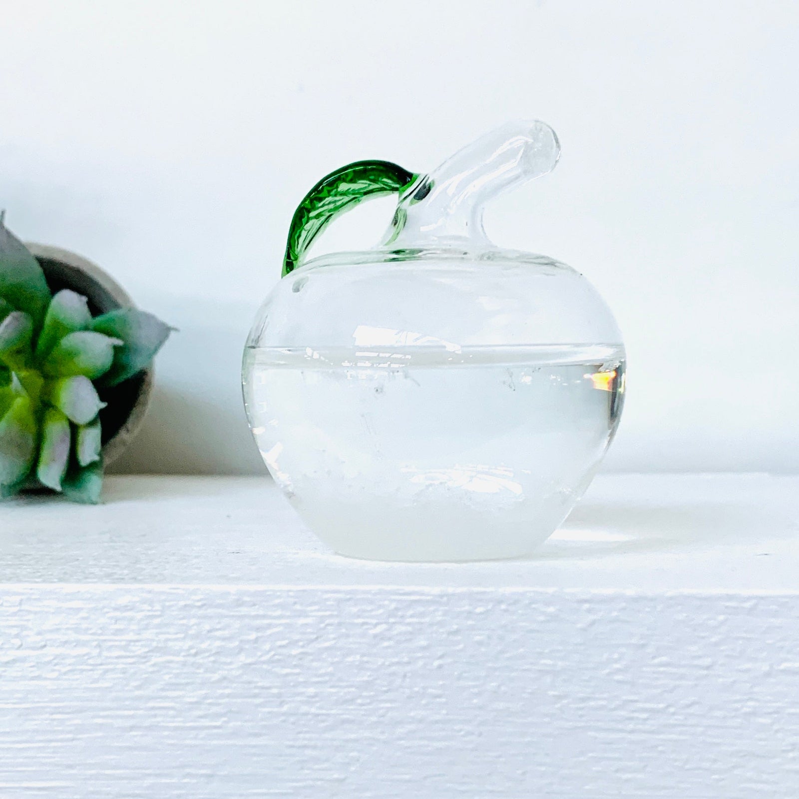 Apple Storm Glass Luke Adams Glass Blowing Studio 