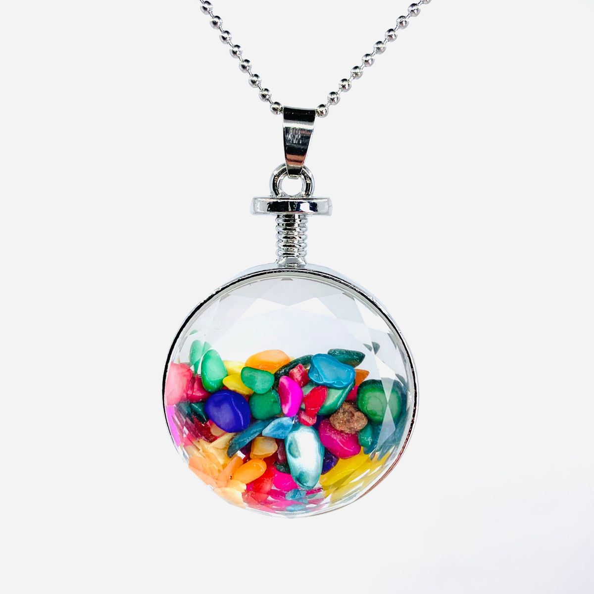 Trippy glass pendant. Heady glass pendant necklace by DragonFire Glass –  DragonFireGlass