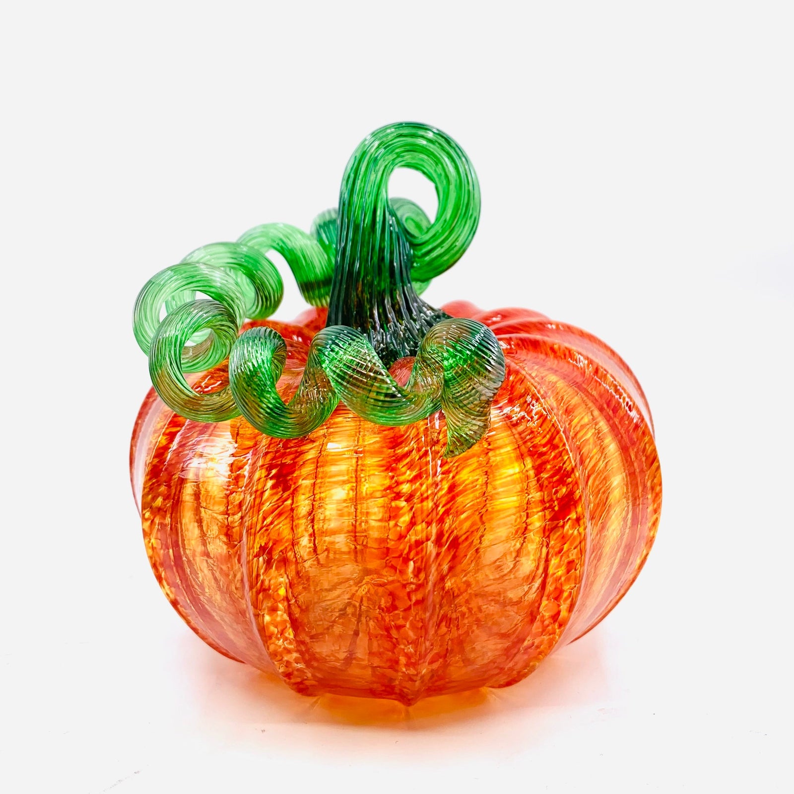 Orange Pumpkin Pumpkin Luke Adams Glass Blowing Studio Squat 