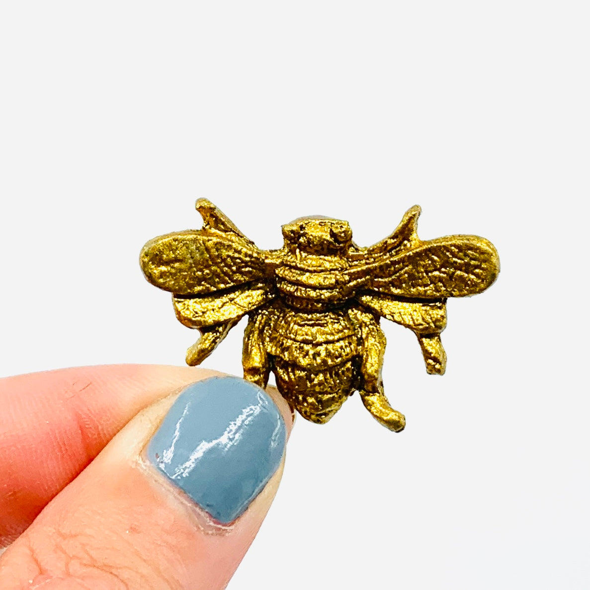 Pewter Worker Bee Magnets Miniature Creative Co-op 