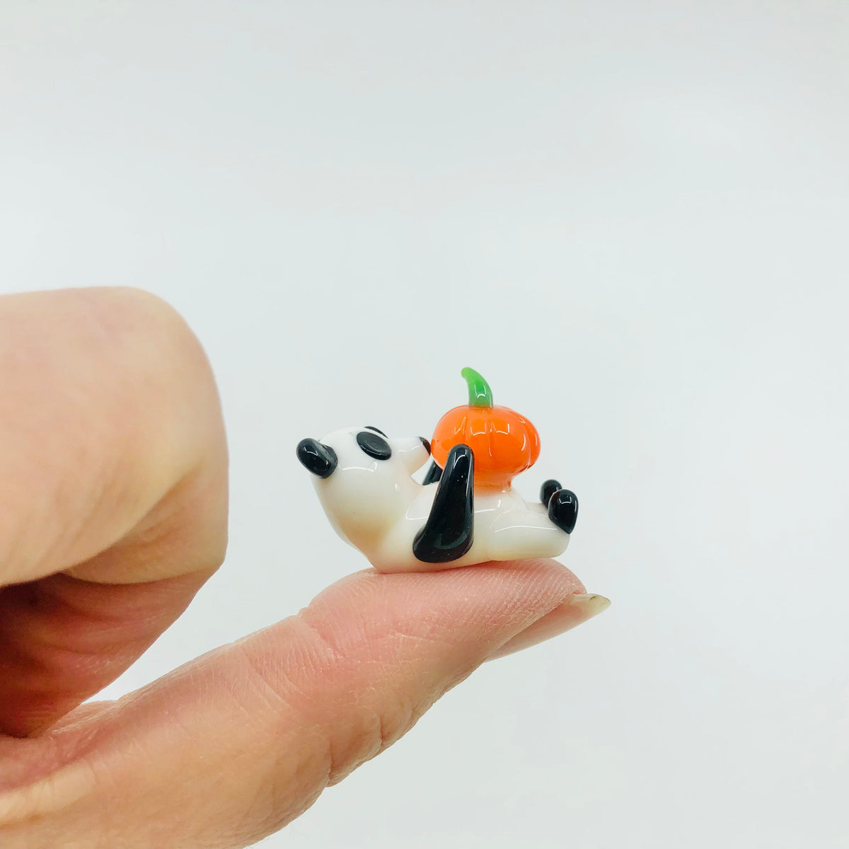 Tiny Pumpkin Pal Panda Miniature - 