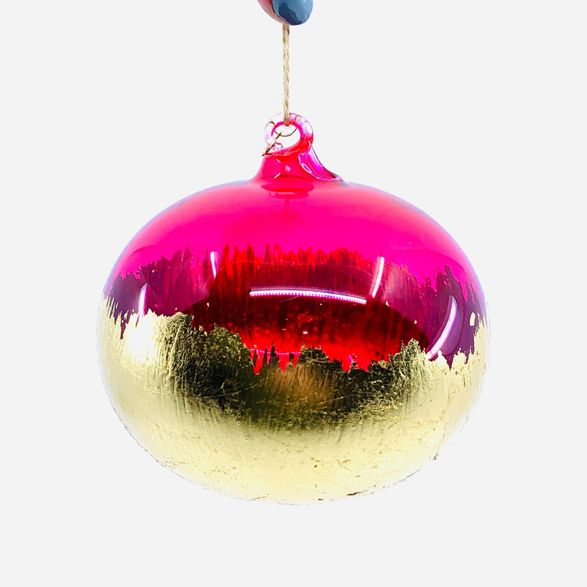 Rainbow Gold Dipped Orb Ornament One Hundred 80 Degrees A 