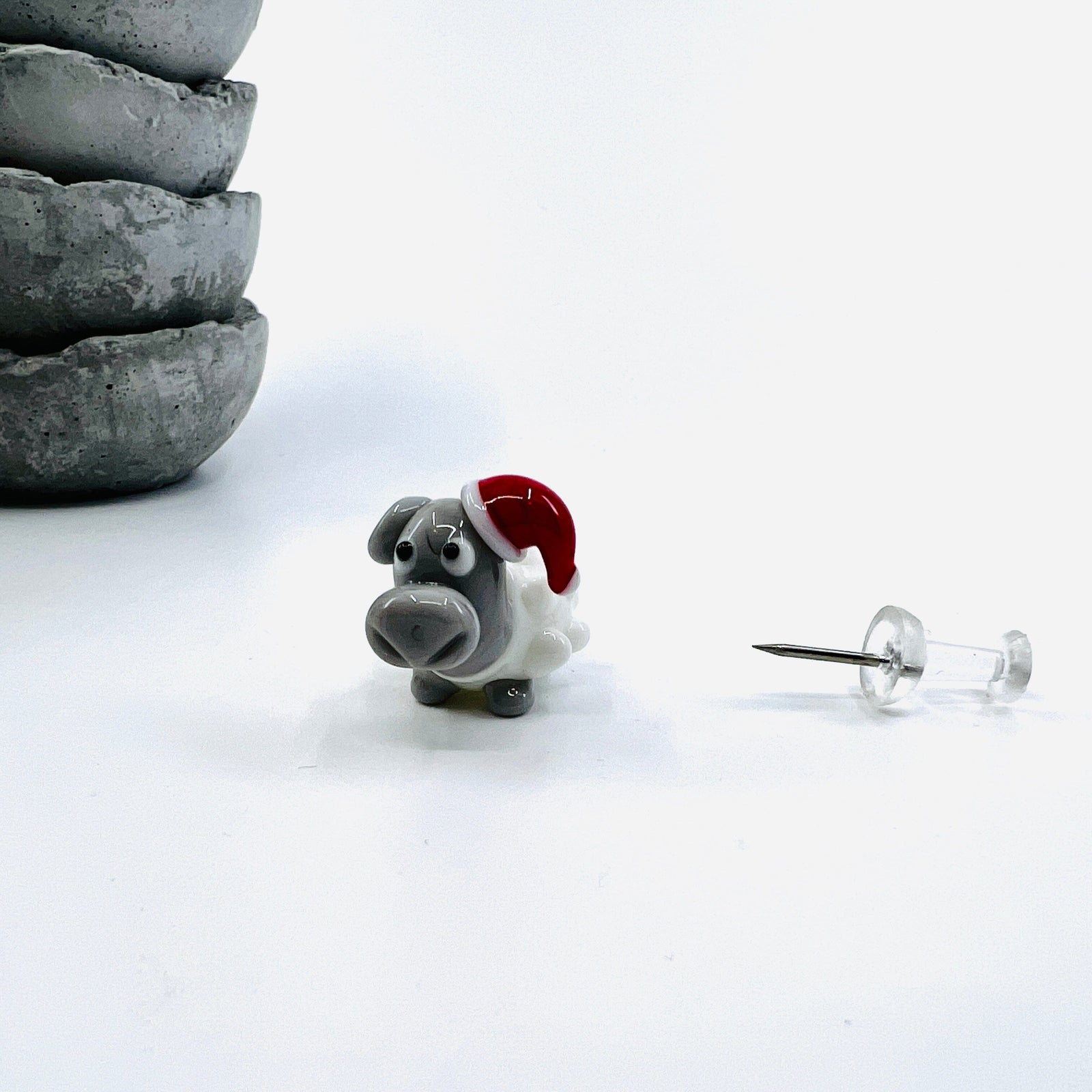 Tiny Animal 325 Santa Sheep Miniature - 
