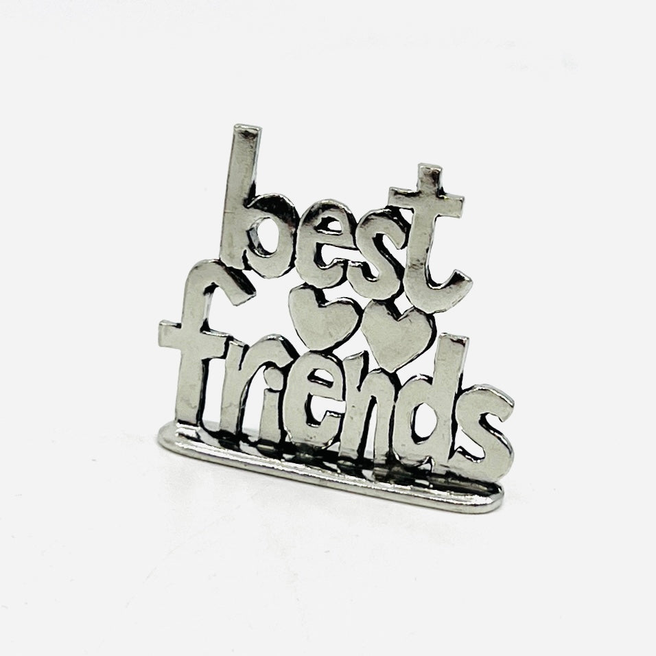 Pewter Tiny Plaque, Best Friends holiday Basic Spirit 