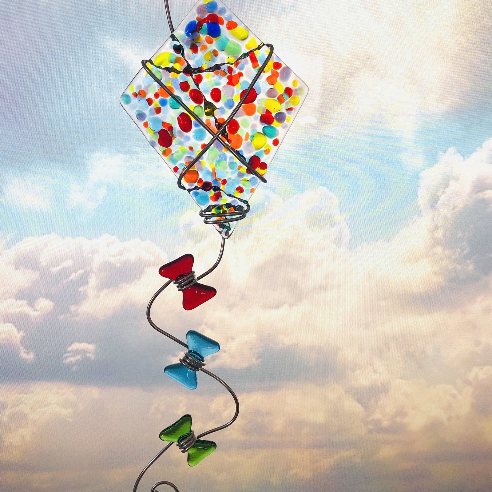 Fused Kite Luke Adams Glass Blowing Studio 