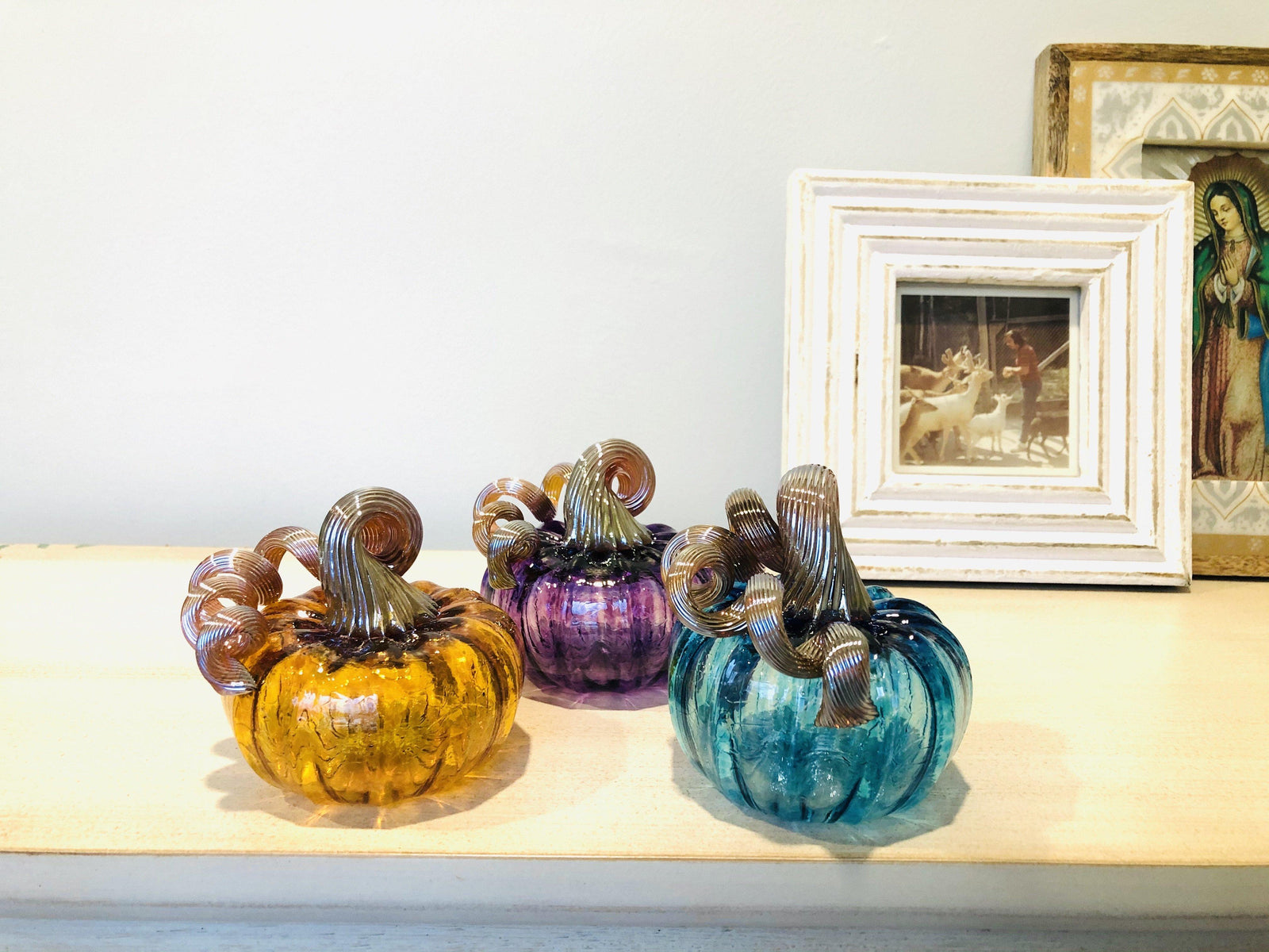 November Birthstone Pumpkin Luke Adams Glass Blowing Studio 