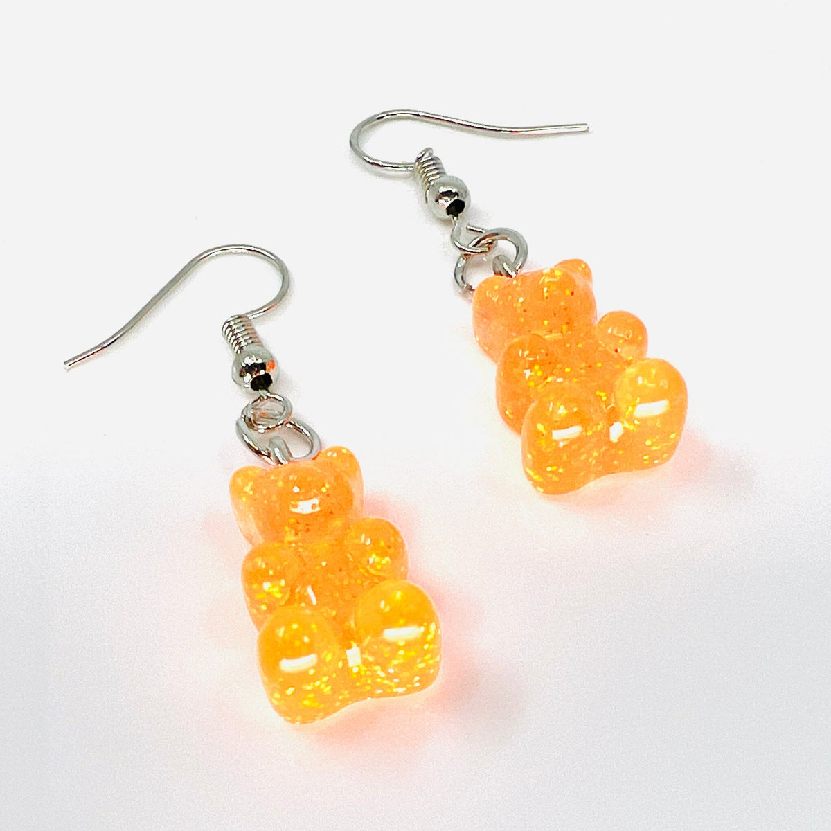 Gummy Bear Earrings Jewelry - Orange 