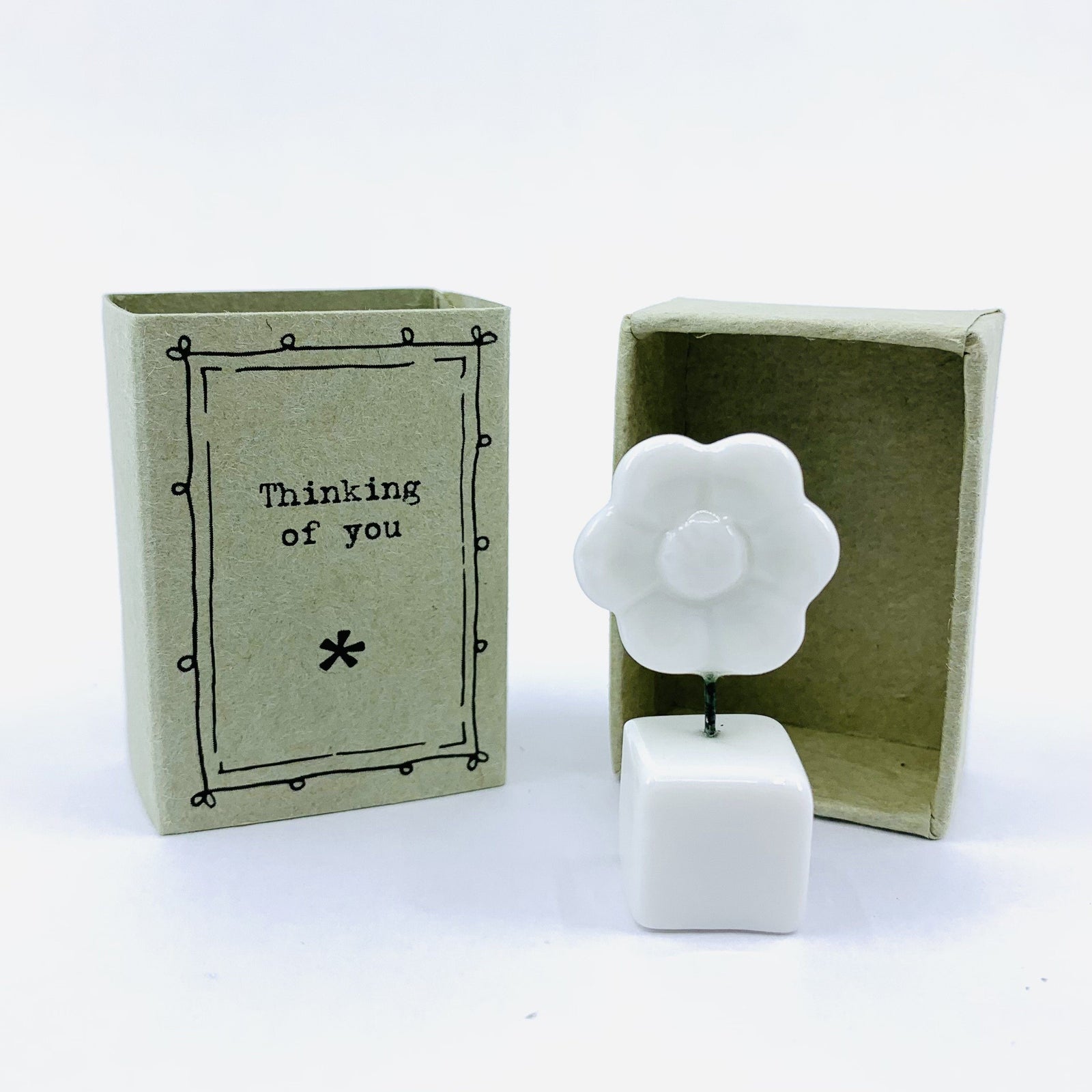 Thinking of You - Porcelain Figure and Matchbox East of India 