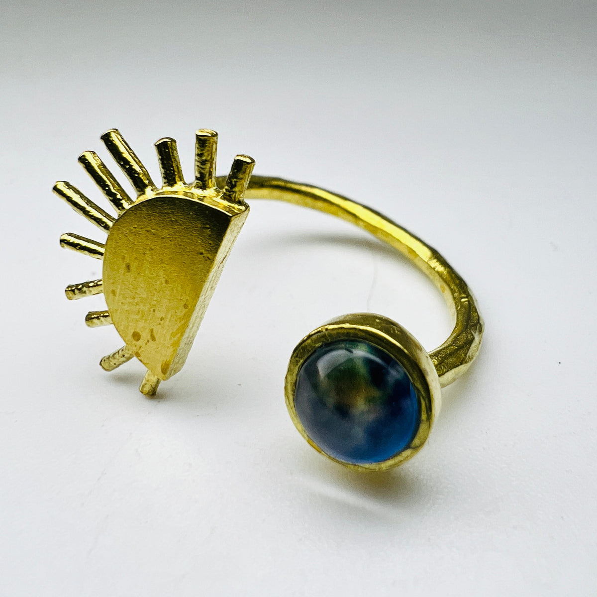Sunrise Adjustable Ring Jewelry Yugen Handmade 