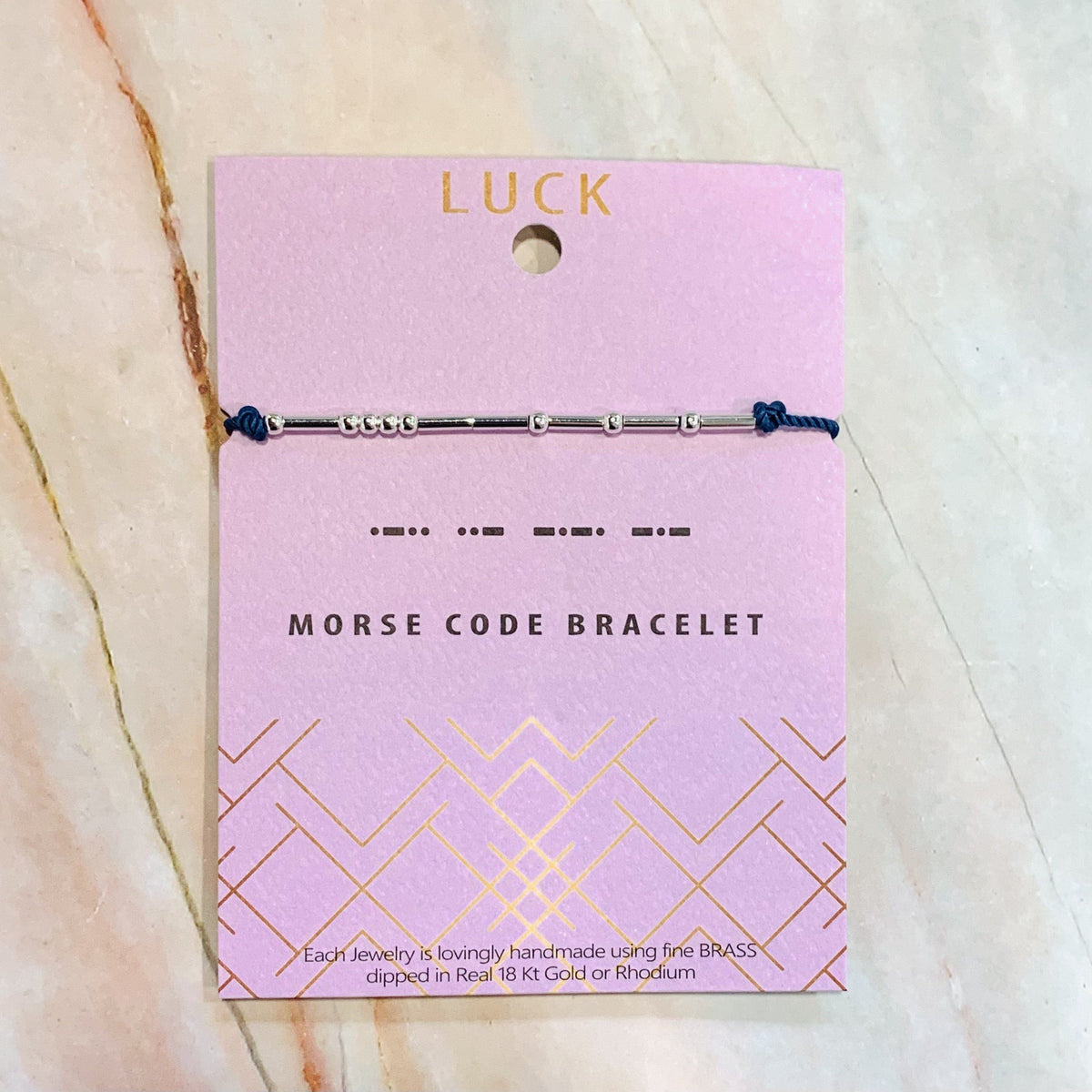 Morse Code Bracelet Lauren-Spencer Luck 