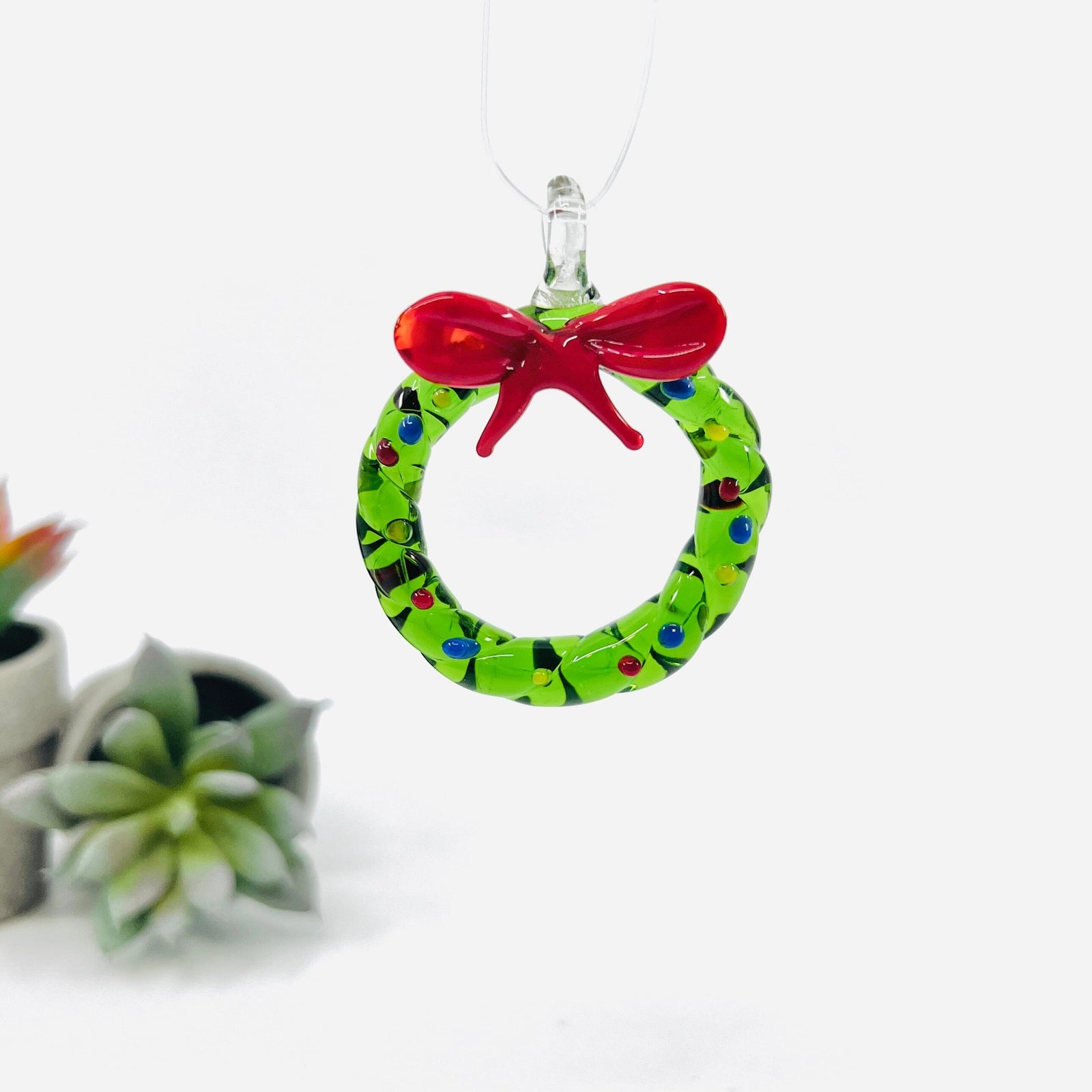 Tiny Xmas Wreath Miniature - 