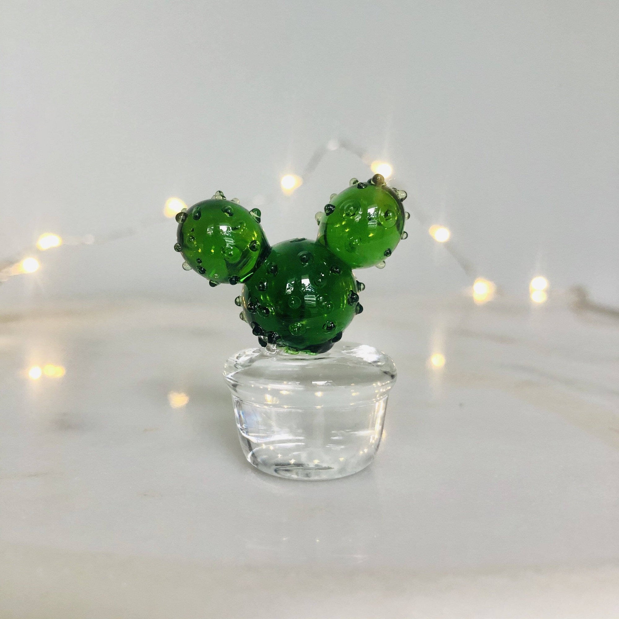 Glass Cactus Leia Miniature - 
