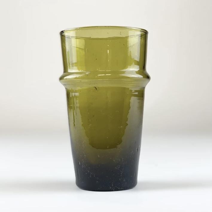 Moroccan Glass, Large Decor Kiss That Frog Brown 