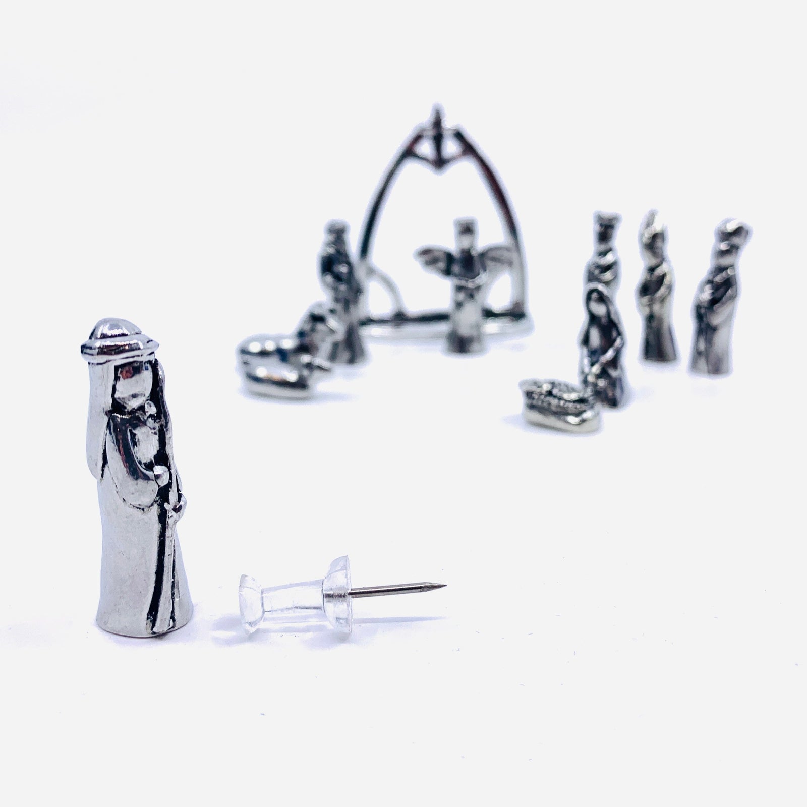 Pewter Nativity Set Miniature Basic Spirit 