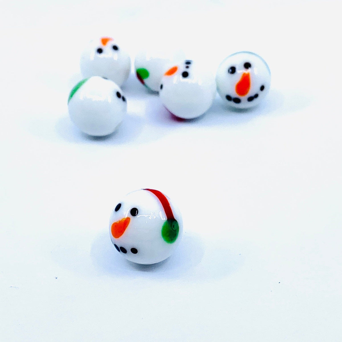 Tiny Snowman Marble Set Miniature - 