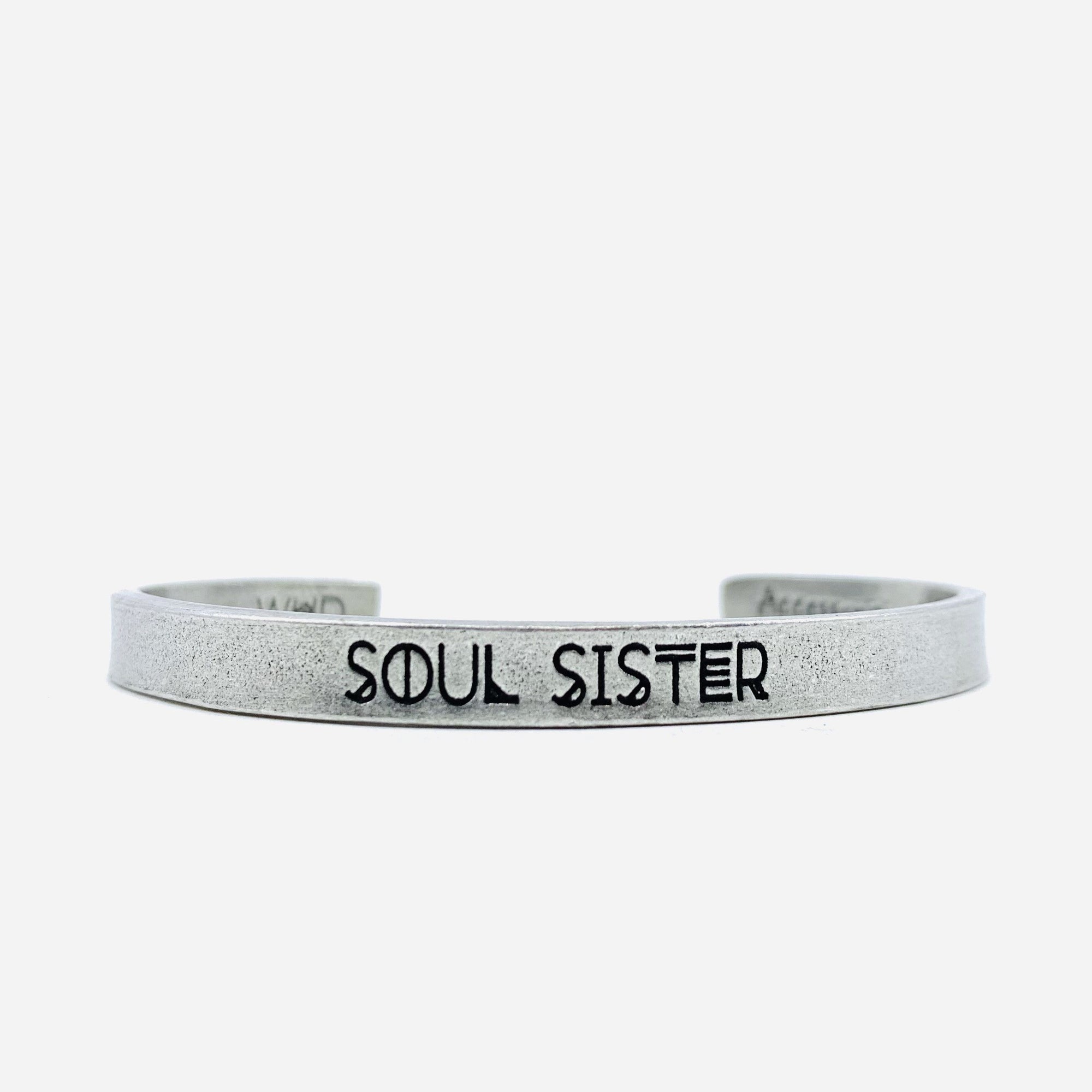 Pewter Cuff Bracelet, Soul Sister Jewelry Whitney Howard Designs 
