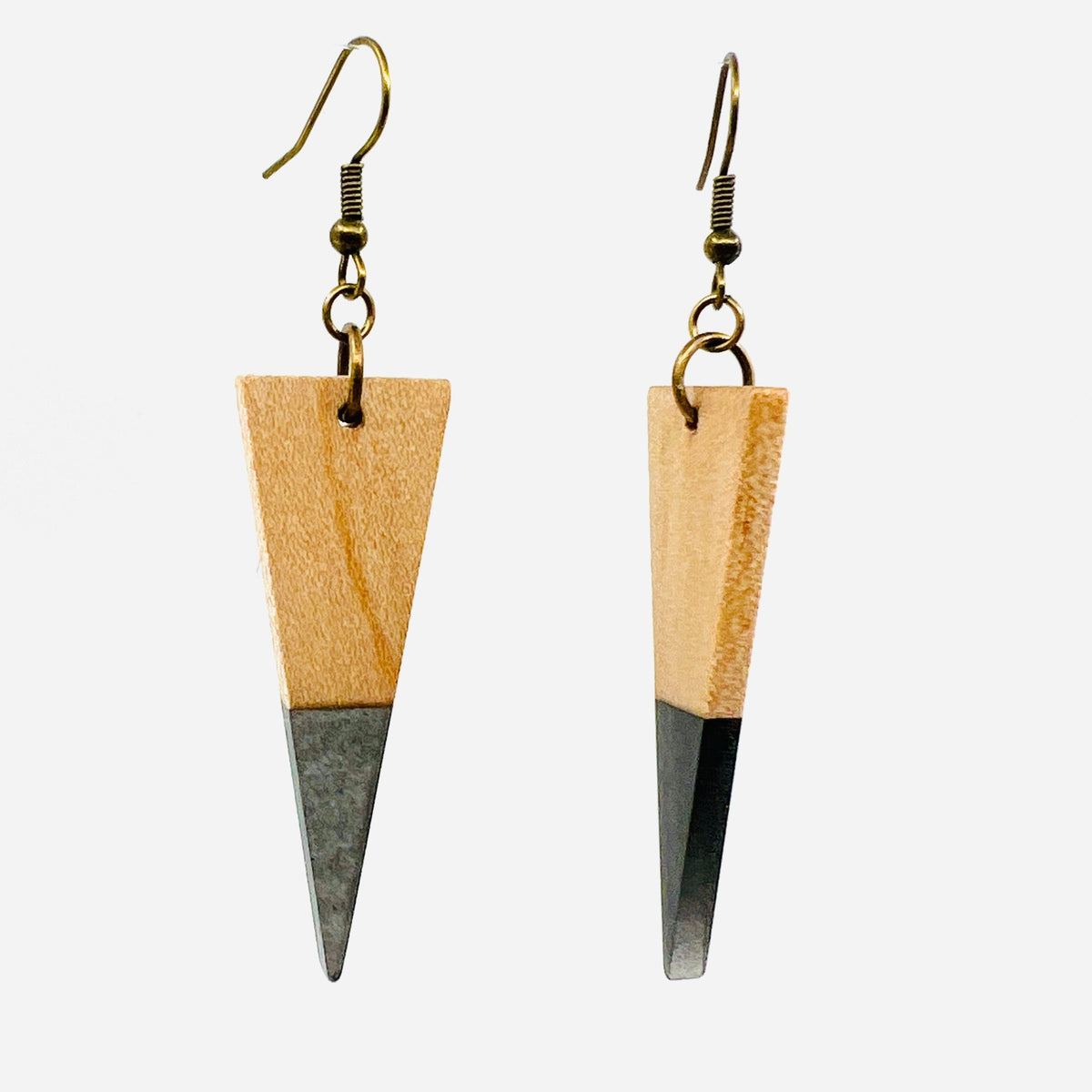 Creamsicle Wooden Earrings Second Nature Jewelry Licorice 