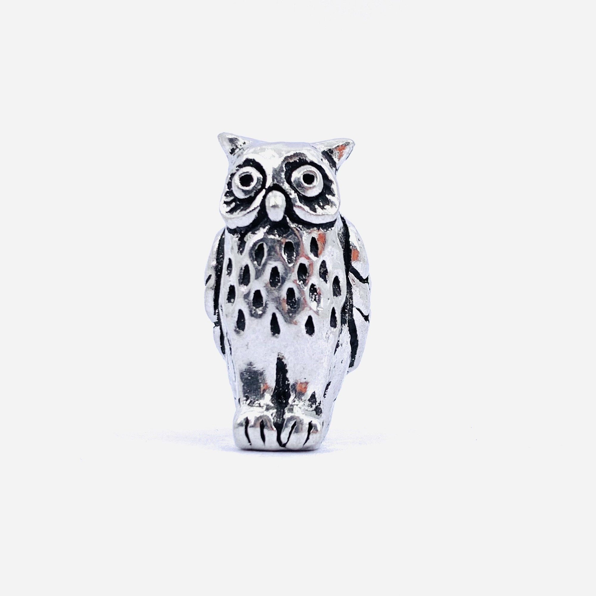 Miniature Pewter Figurine, Owl Basic Spirit 