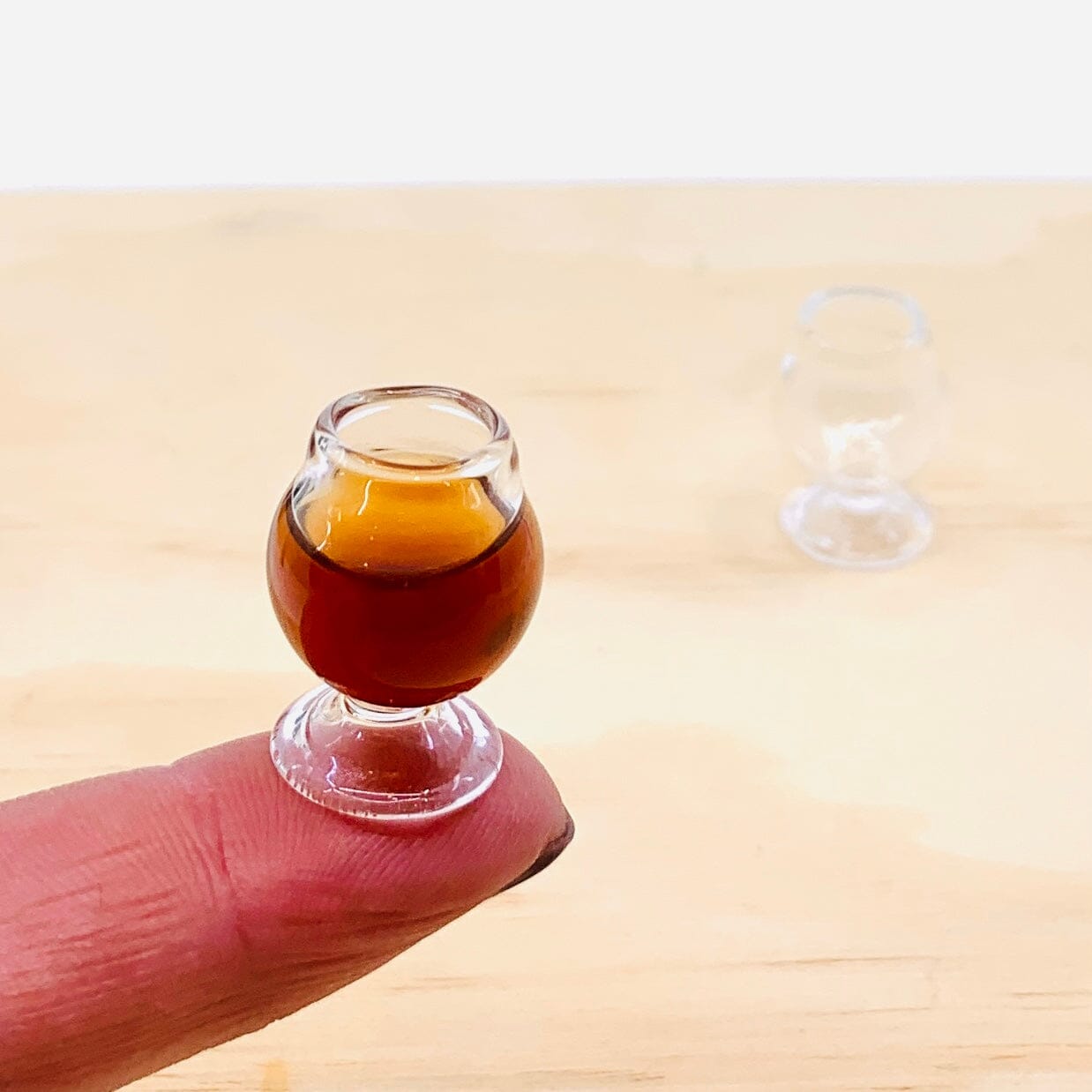 Tiny Glass Snifter Miniature - 