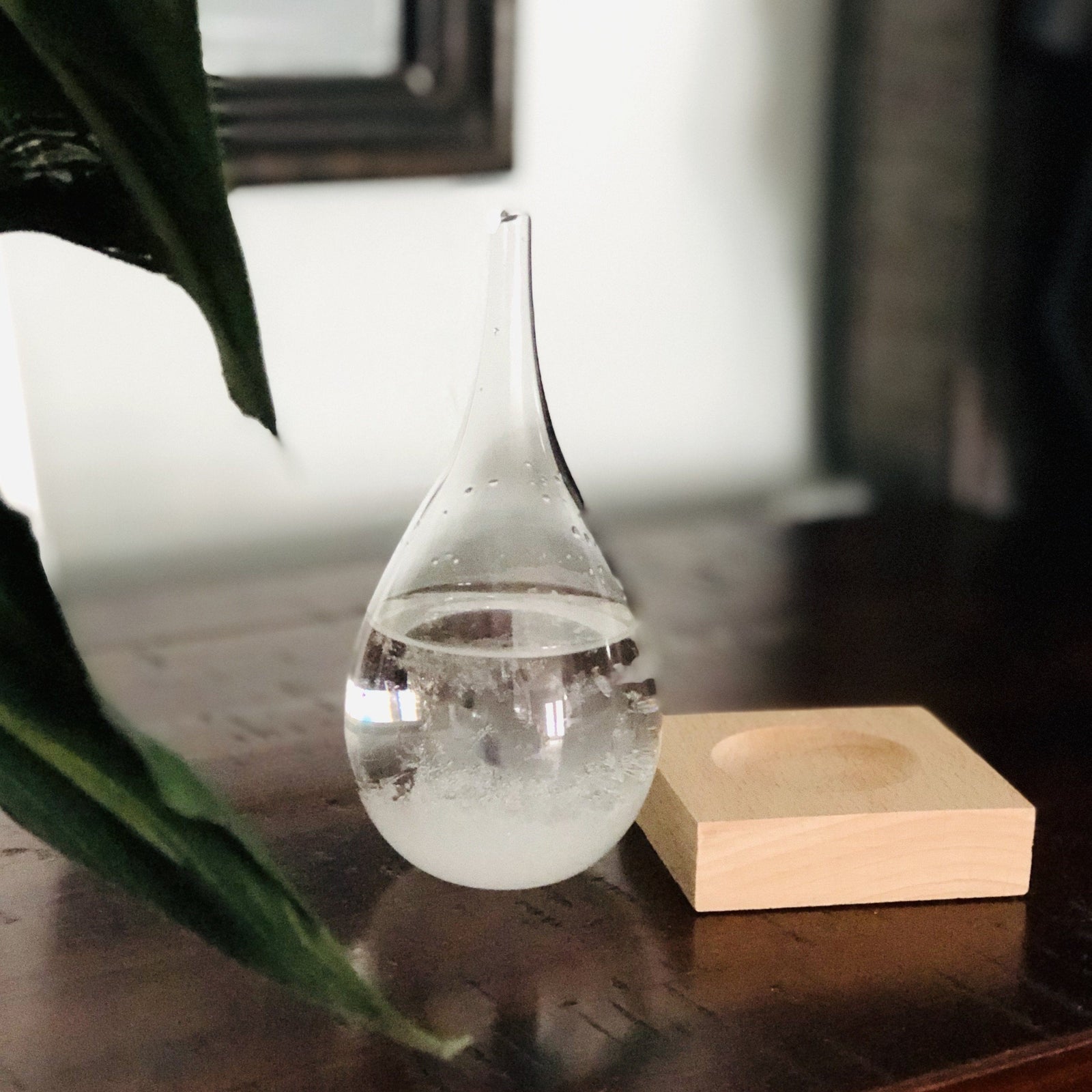 Large Drop Storm Glass Luke Adams Glass Blowing Studio 