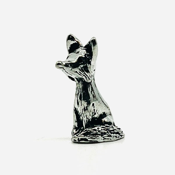 Miniature Pewter Figurine, Fox Miniature Basic Spirit 