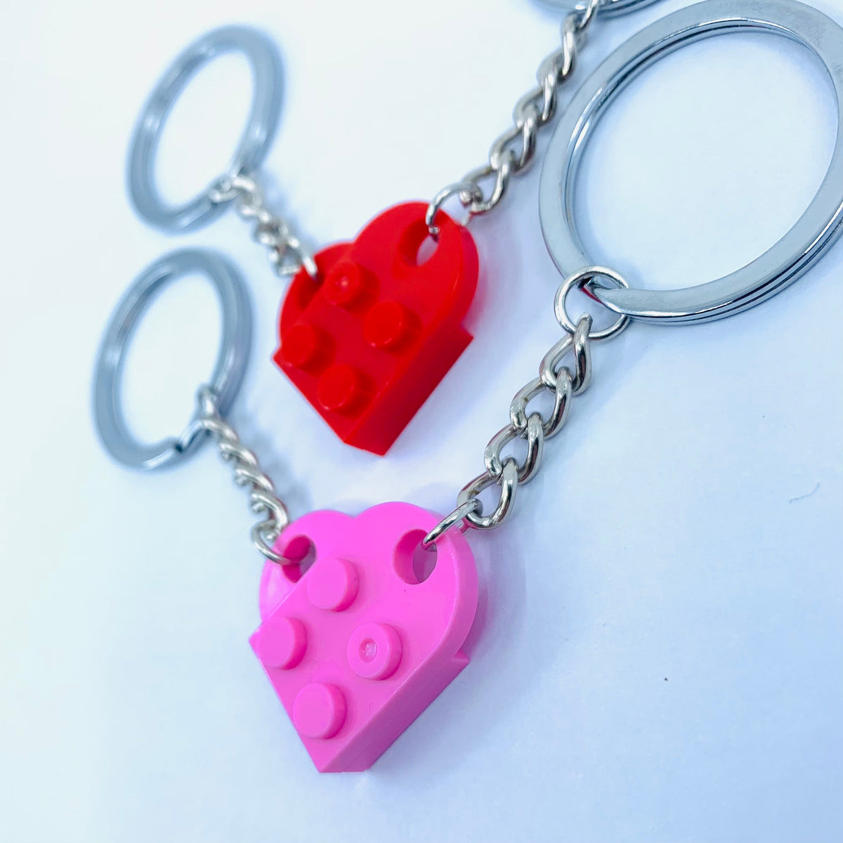 Brick Heart Matching Keychains Manufactured Overseas 