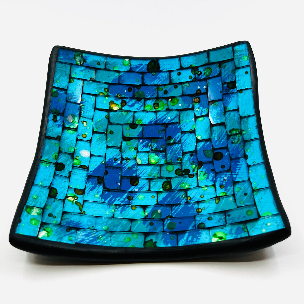 Glass Mosaic Dish, Mermaid Decor M. S. Tropical Enterprises 