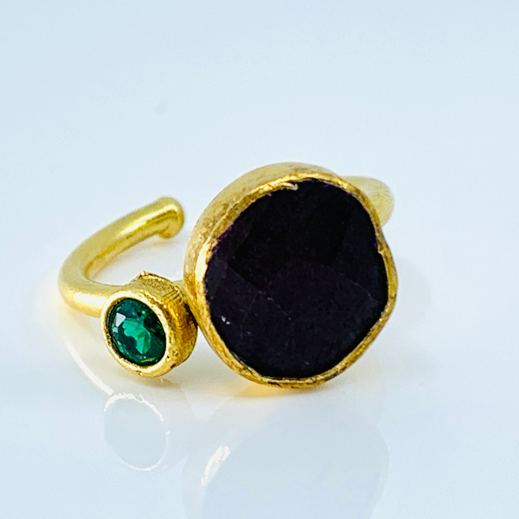 Turkish Brass Adjustable Ring 12 Jewelry Ikat Jewelry 