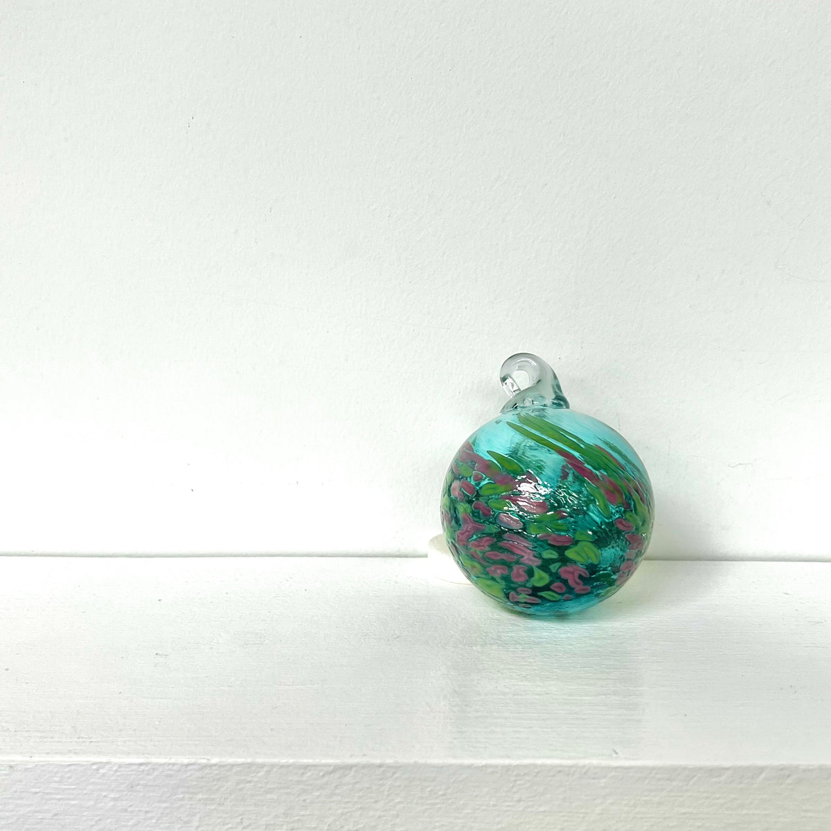 Mini 3&quot; Ornament, Monet Ornament Luke Adams Glass Blowing Studio 