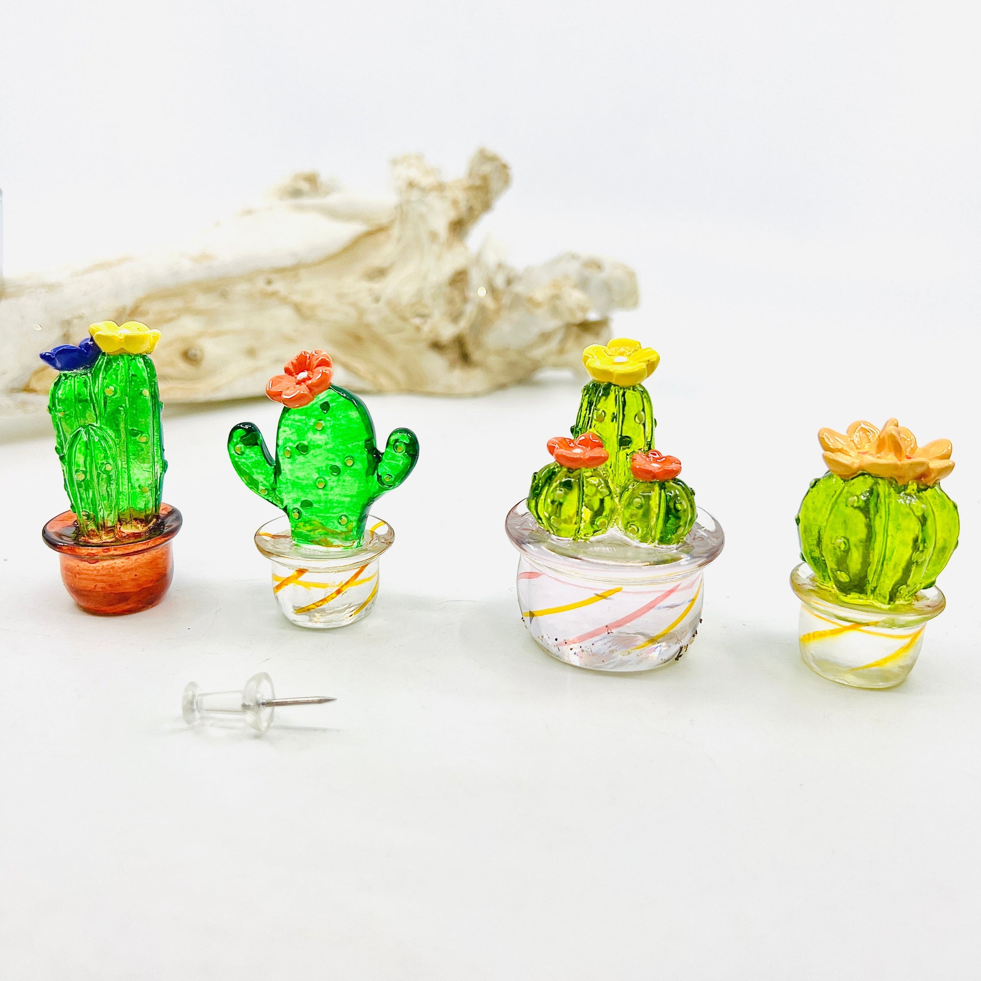 Glass Cactus Oven Mitt Miniature - 