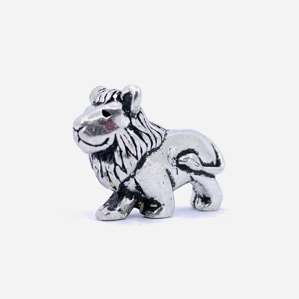 Miniature Pewter Figurine, Lion Basic Spirit 