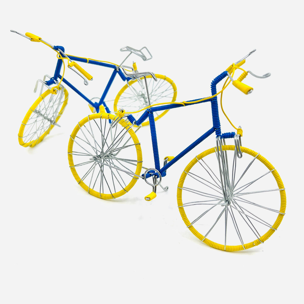 Telephone Wire Bicycles Miniature The East Africa Co. Blue/Yellow 