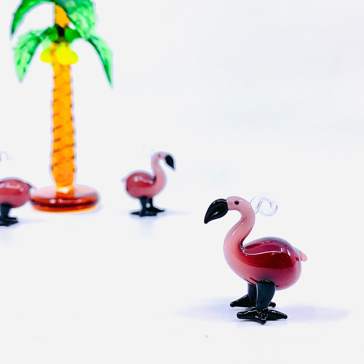 Tiny Flamingo Pendant 36 Miniature - 