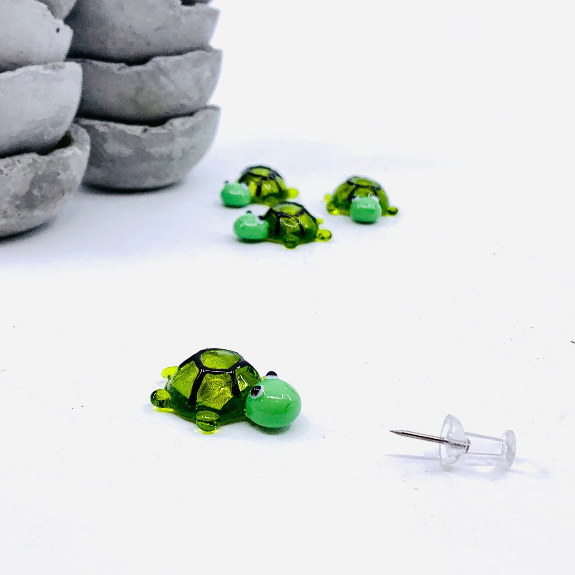 Tiny Glass Turtle Luke Adams Glass Blowing Studio 