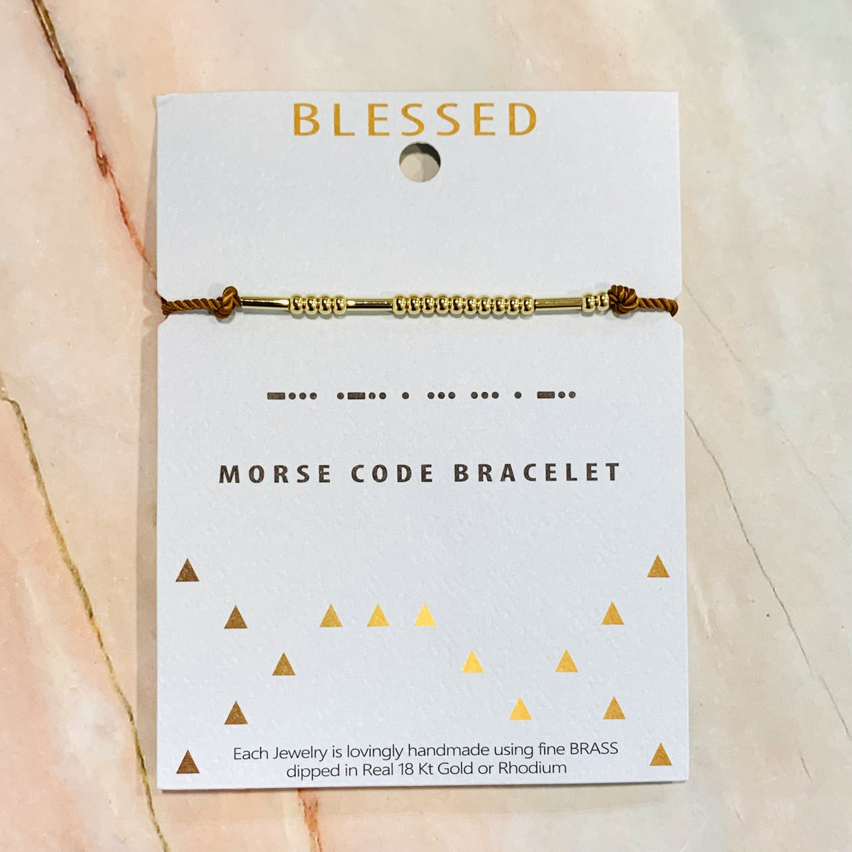 Morse Code Bracelet Lauren-Spencer Blessed 