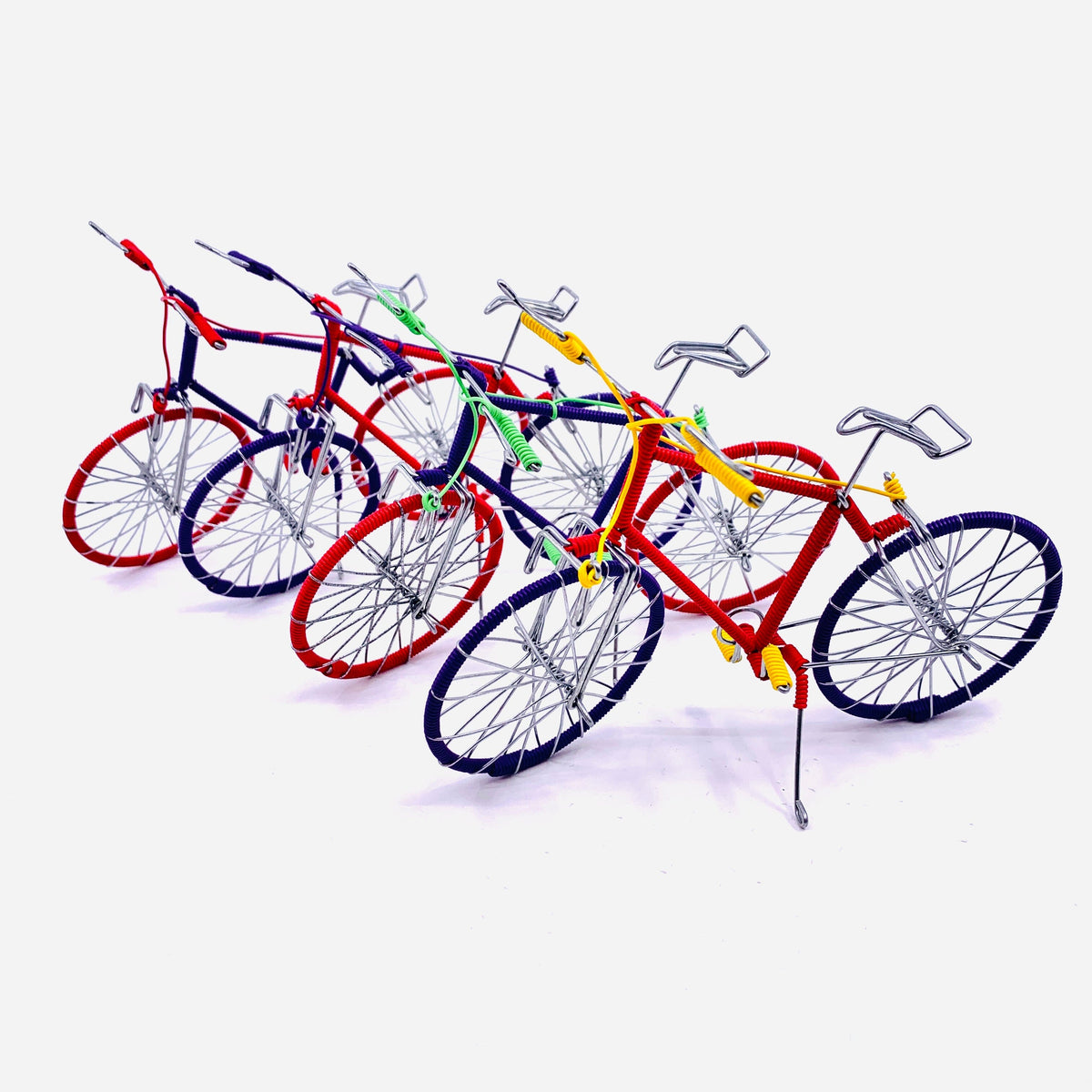 Telephone Wire Bicycles Miniature The East Africa Co. Purple/Red 
