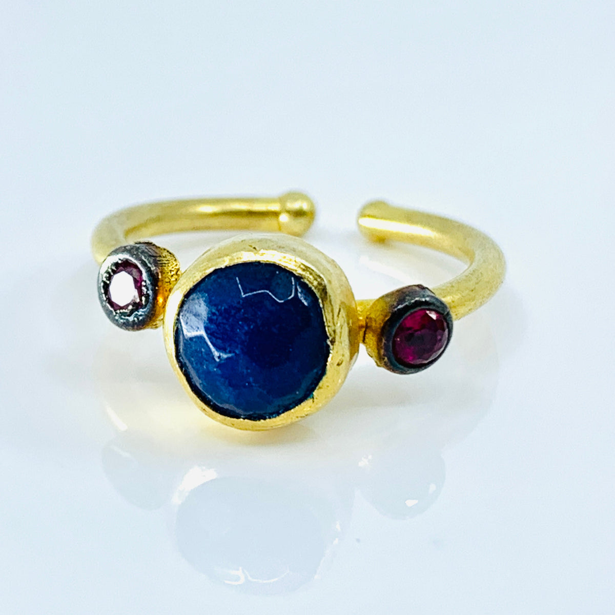 Turkish Brass Adjustable Ring 5 Jewelry Ikat Jewelry 