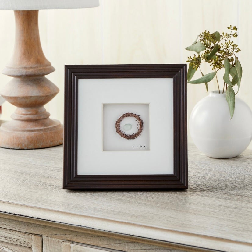 Shadow Box Frame, One in the Nest Decor Demdaco 