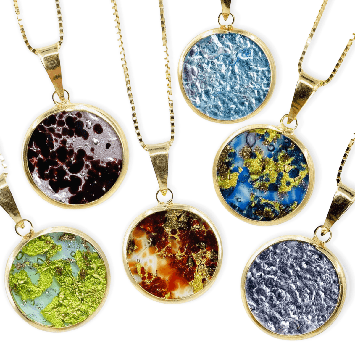 Murano Glass Pendant Necklaces Jewelry Alice Sturzinger 