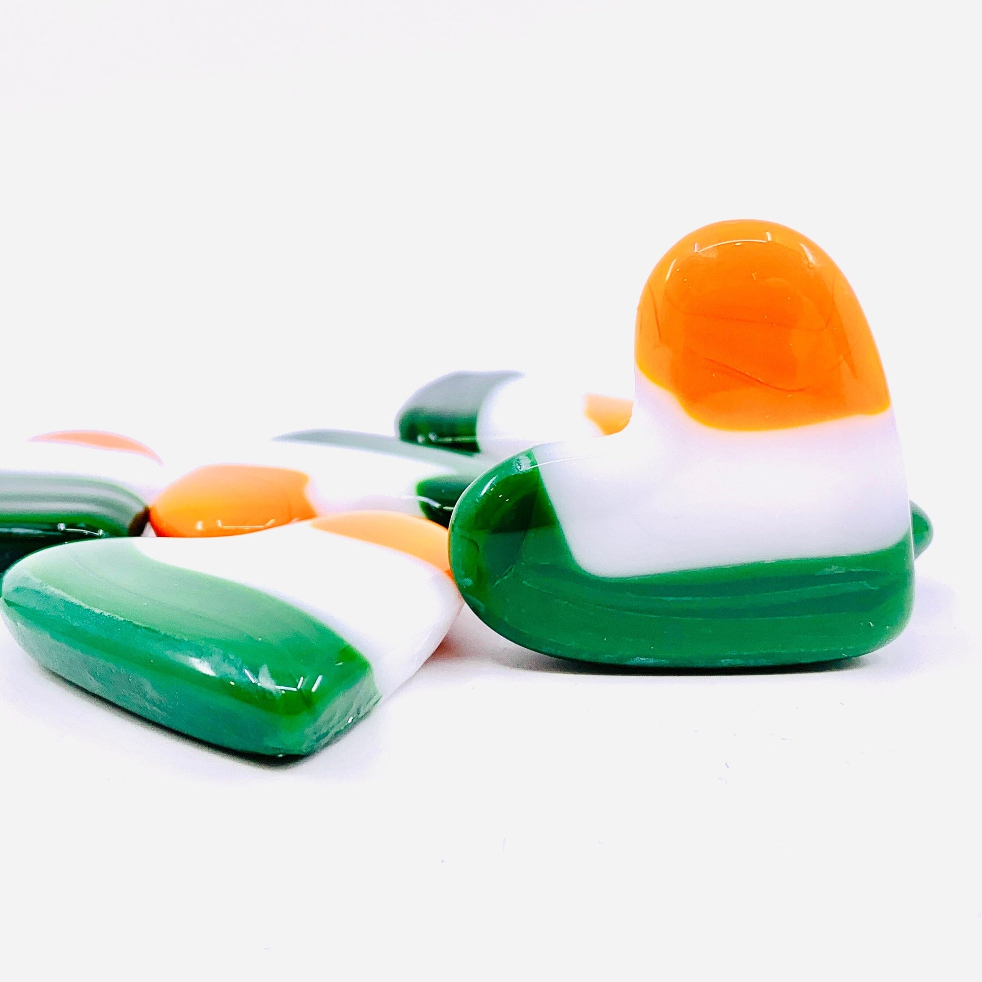 Fused Pocket Heart, Kiss Me I'm Irish Miniature Jean 