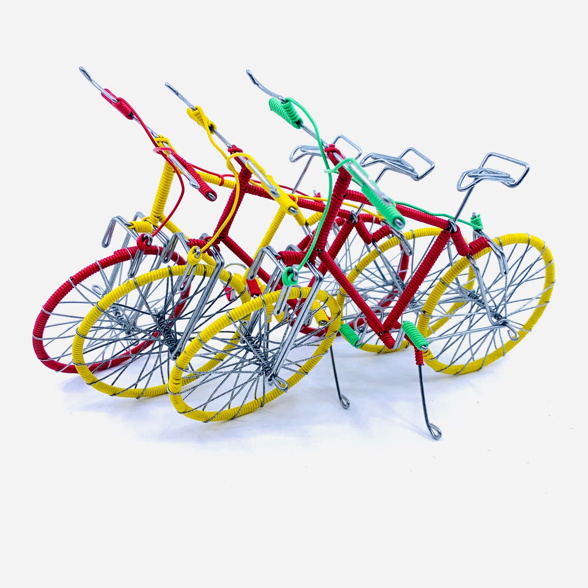 Telephone Wire Bicycles Miniature The East Africa Co. Yellow/Red 